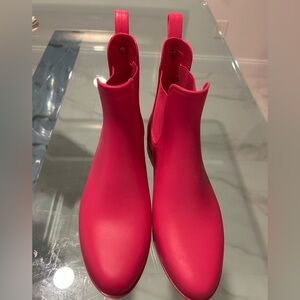 Sam Edelman Vibrant Pink Rain Boots